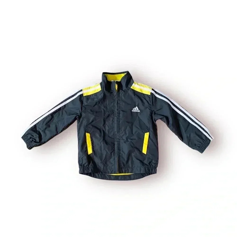 Little kids toddler adidas zip up windbreaker